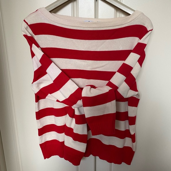 ANNE KLEIN STRIPED SWEATER Sz L. - Picture 12 of 14